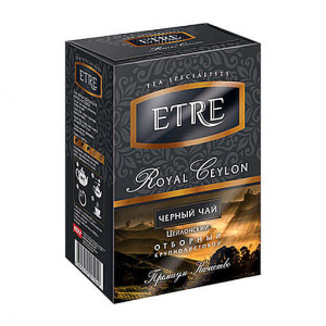 Чай ETRE черный цейлонский отборный крупнолистовой 100г