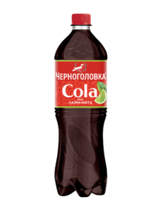 Напиток Черноголовка Кола со вкусом лайма и мяты 1л ПЭТ