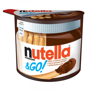 Паста кондитерская ореховая с хлебными палочками Nutella 52 г