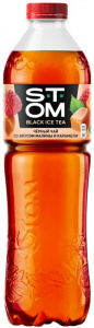 Чай Стом холодный черный Карамель и малина 1,5л