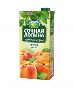 Нектар Сочная Долина персик/яблоко 0,95л 