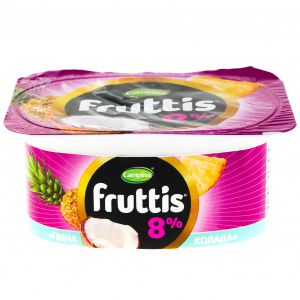 Йогурт Фруттис пинаколада 8% 115г
