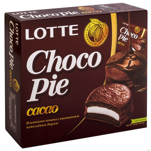Печенье Чоко Пай Lotte какао 12шт. 336г