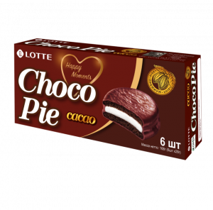 Печенье Чоко Пай Lotte какао 6шт. 168г