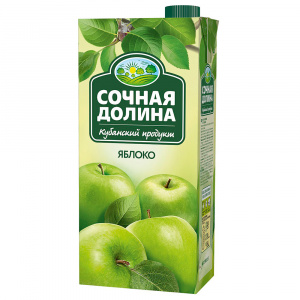 Нектар Сочная Долина яблоко 0,95л