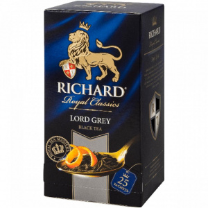 Чай Richard Lord Grey черный 25 пакетиков