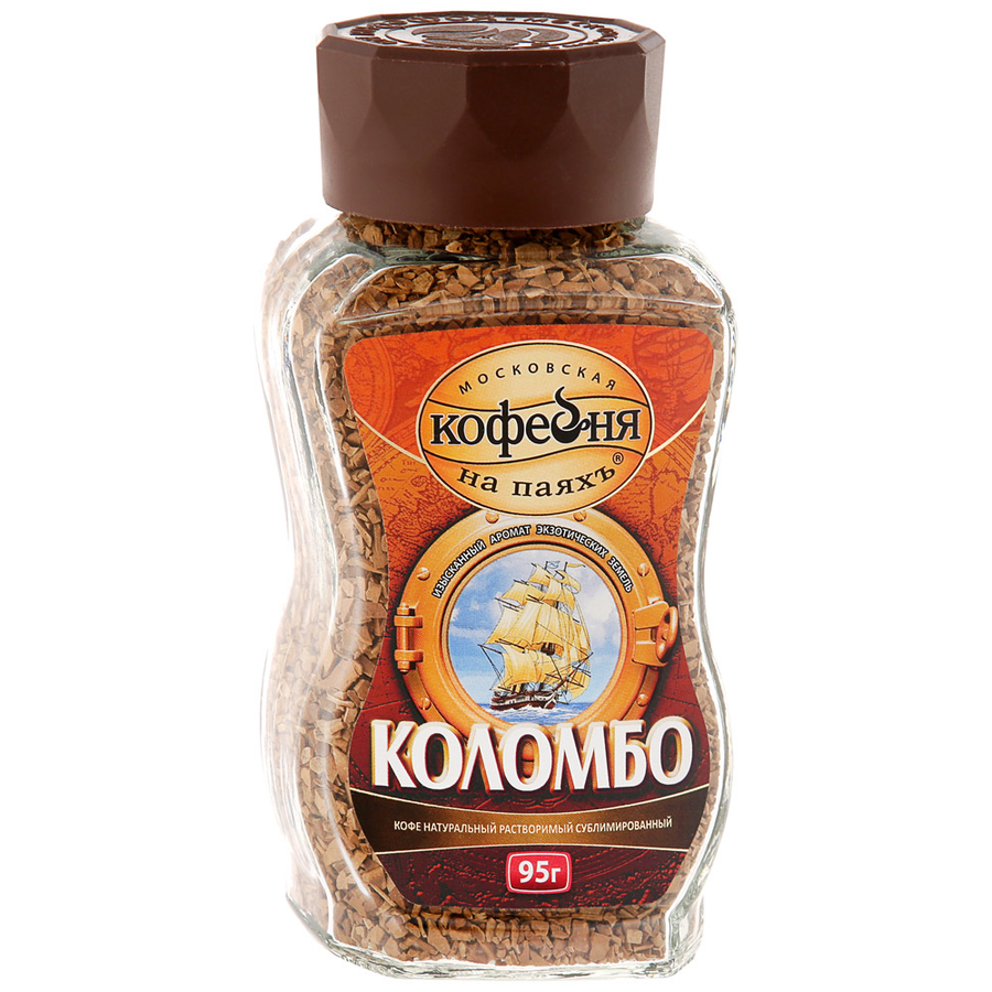 Кофе растворимый Московская кофейня на паях Коломбо 95г