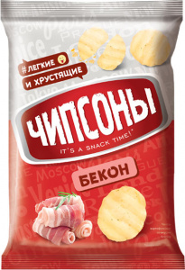 Чипсы Чипсоны картофельные Бекон 40г