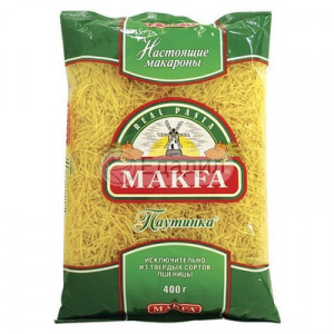 Макароны вермишель паутинка Макфа 400г