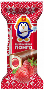 Сырок глазированный Понго клубника 40г