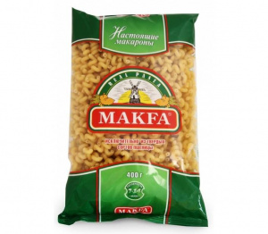 Макароны витки Макфа 400г