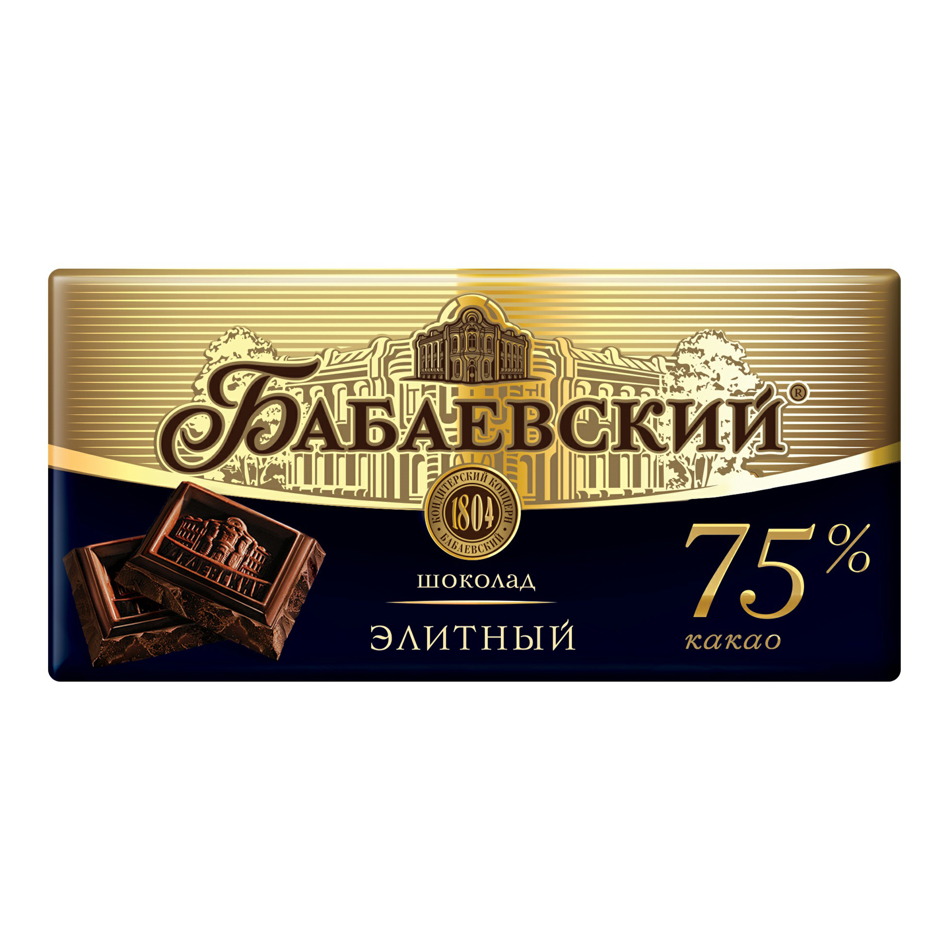 Шоколад Бабаевский темный элитный 90г