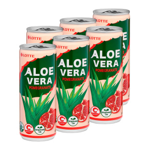 Напиток Алоэ вера Гранат Lotte 240мл ж/б