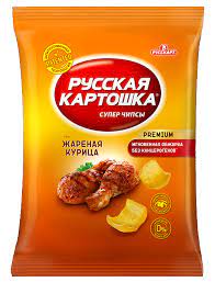 Чипсы Русская картошка картофельные со вкусом курицы 50 гр.