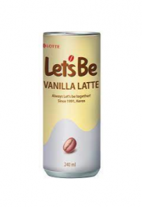 Кофейный напиток Let's be Latte ваниль 240мл