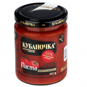 Томатная паста Кубаночка 280г