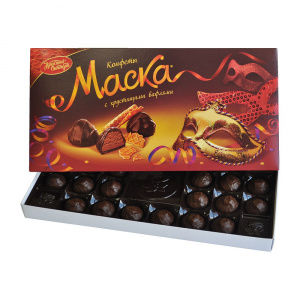Конфеты Маска хруст.вафля 300гр(Рот Фронт)