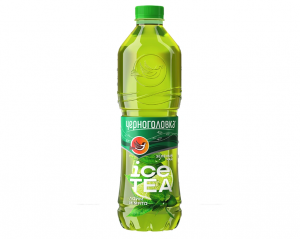 Чай холодный зеленый Черноголовка лайм и мята 1,5л