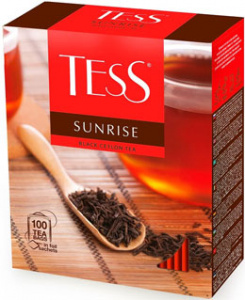 Чай Тесс  Sunrise черный 100 пак.