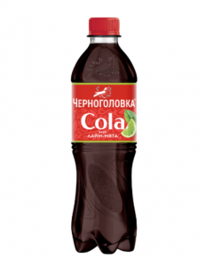 Напиток Черноголовка Кола со вкусом лайма и мяты 0,5л ПЭТ