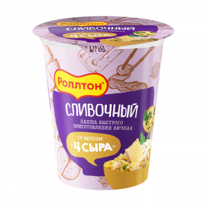Лапша яичная б/п Роллтон Четыре сыра  стакан 70г