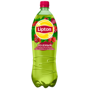 Чай холодный зеленый Земляника, клюква Липтон 1л