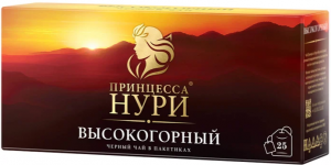 Чай черный байховый Принцесса Нури Высокогорный, 2г х 25пак
