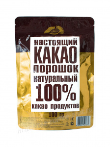 Какао-порошок Настоящий  Добрыня Русь 100г