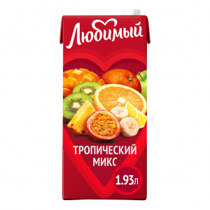 Напиток Любимый сад Тропический микс 1,93л