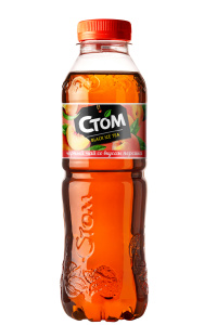 Чай Стом холодный черный Персик 0,5л