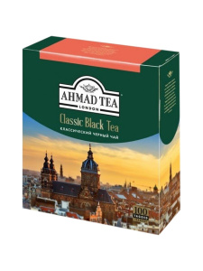 Чай Ахмад черный байховый "Classic Black Tea" 100 пакетов