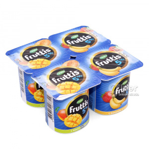 Йогурт Фруттис дыня, манго, банан, клубника 5% 115г